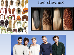 Les cheveux - describing hair in french by gilberto | teaching resources