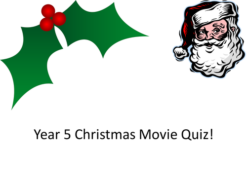 Christmas Movie Quiz by jaccdd - Teaching Resources - TES