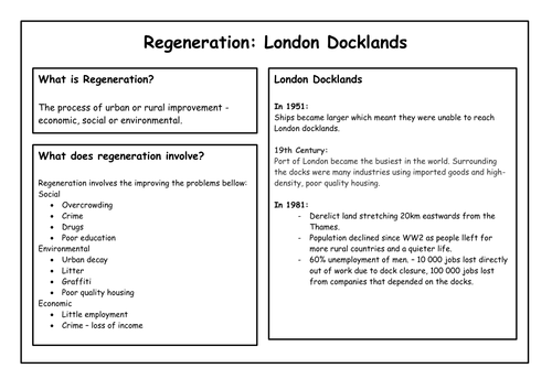 Regeneration coursework questions picture