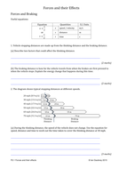 GCSE Physics Worksheets - Forces, Motion and Energy | Teaching Resources