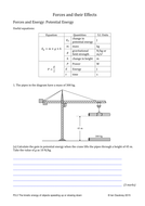 GCSE Physics Worksheets - Forces, Motion and Energy | Teaching Resources