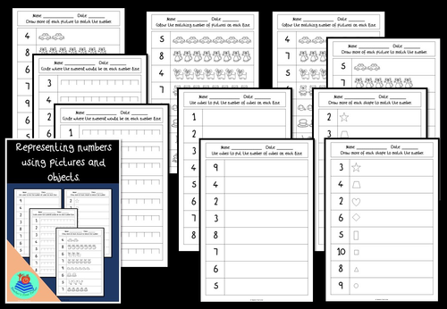 Representing numbers using pictures and objects by MMckenna85 - UK