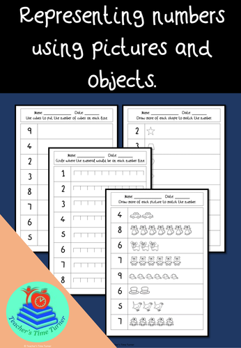 Representing numbers using pictures and objects by MMckenna85 - UK