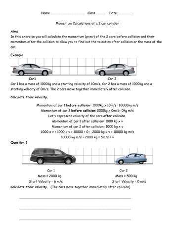 GCSE Physics P2 - Momentum by Nteach - Teaching Resources - TES