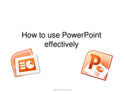 How to use PowerPoint effectively (KS2 Primary and Secondary ...