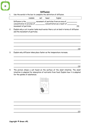 GCSE Biology worksheets | Teaching Resources