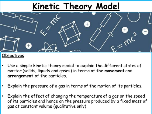 New 2016 KS3/GCSE Physics transition topic. Kinetic theory and density. FULLY DIFFERENTIATED
