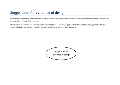 A Level Religious Studies - Teleological Argument