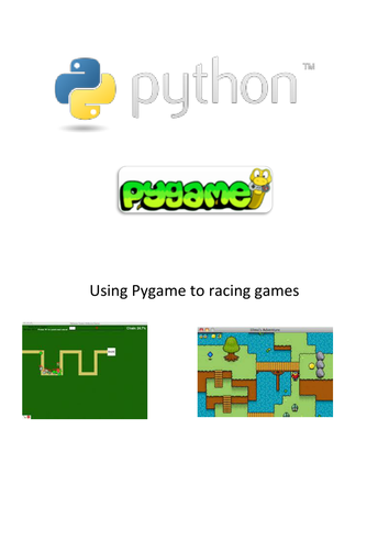 Introduction to Pygame - Racing Car Tutorial | Teaching Resources