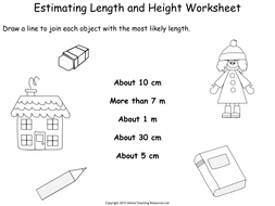 measuring length and height year 2 powerpoint and worksheets