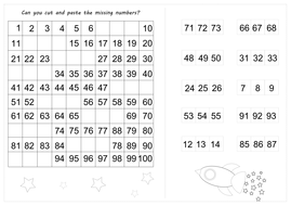 missing number worksheets teaching resources