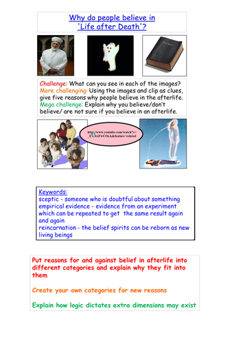 The Afterlife: Life after death | Teaching Resources