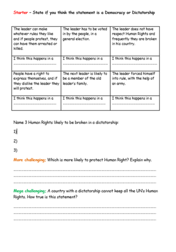 Democracy - Citizenship | Teaching Resources