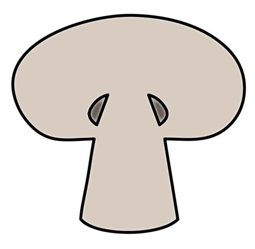 pizza toppings clipart mushroom