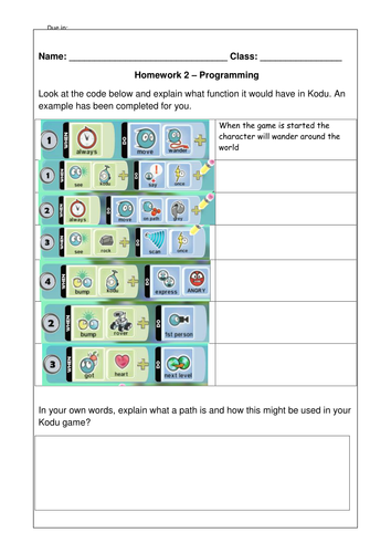 ks3 computer science homework