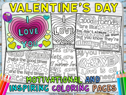 Valentine's Day Colouring Pages