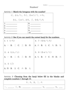 Japanese Numbers Worksheet | Teaching Resources