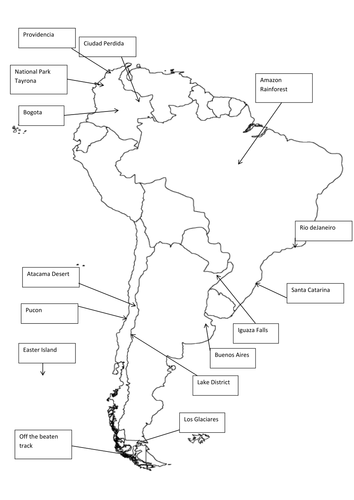 Tourism in South America | Teaching Resources