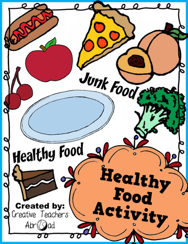 Healthy Food Activity - Printable | Teaching Resources