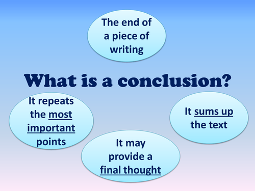 what-is-a-conclusion-teaching-resources