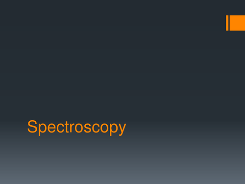 Spectroscopy GCSE Astronomy