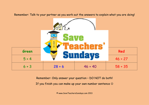 Number Line Addition KS1 Worksheets, Lesson Plans and Plenary