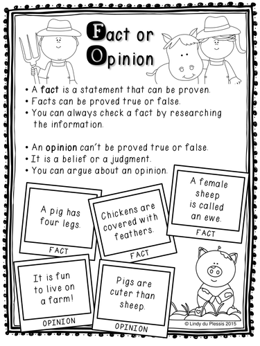Fact or Opinion | Teaching Resources