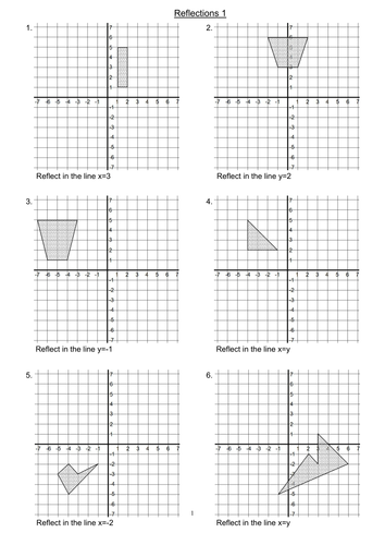 Drawing Reflections on a Graph