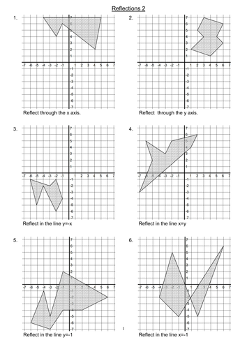 Drawing Reflections on a Graph 2