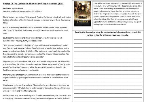 persuasive essay about movies
