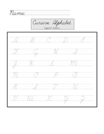 primary school cursive handwriting scheme ks12 worksheets plus
