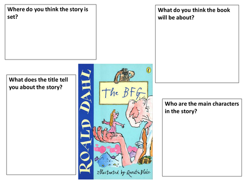 Responses to BFG worksheet