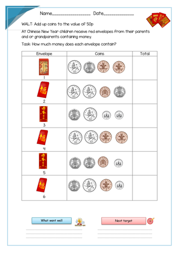 Chinese New Year Themed Maths | Teaching Resources