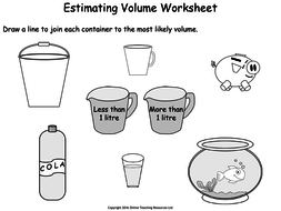 measuring capacity year 2 powerpoint and worksheets by teacher of