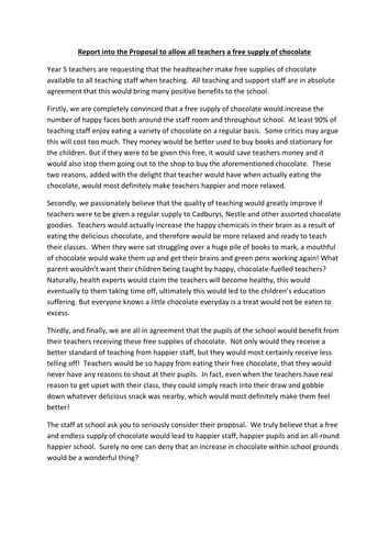 Introduction essay about chocolate picture