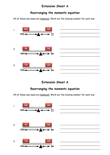 Moments, levers, and pivots introduction (with Star Wars) | Teaching ...