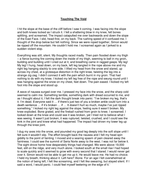 Describing anxiety in creative writing picture