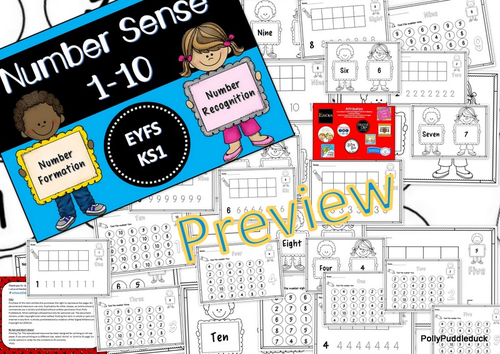 Number Sense from 110 (Unit of Work EYFS/KS1) Teaching Resources