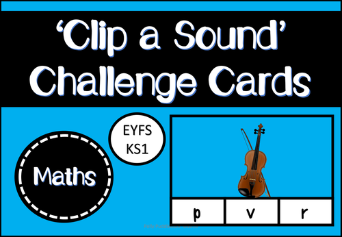 Clip a Sound Challenge Cards (EYFS/KS1)