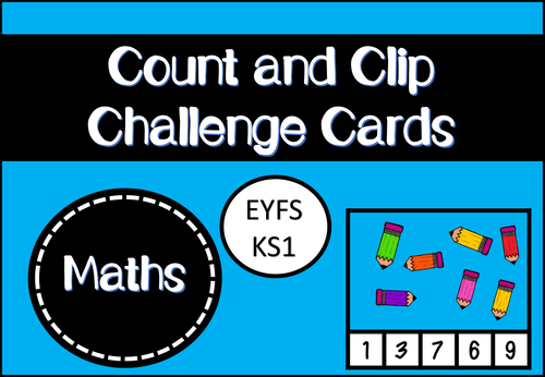 Count and Clip Challenge Cards (EYFS/KS1)