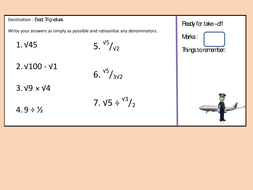 exact trig values | Teaching Resources