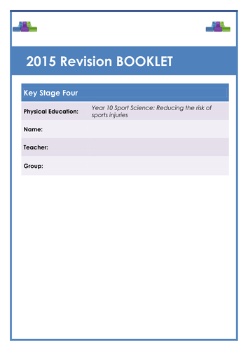 OCR Level 2 Sport Science: Reducing the risk of sports injuries