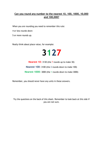 year 5 maths revision sheets teaching resources