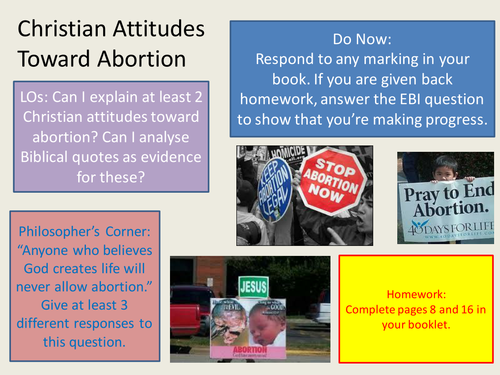 christian view on abortion essay