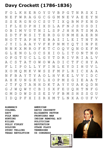 Texas Revolution and the Alamo Word Search Pack | Teaching Resources