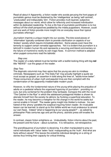 Reflective discursive essay image