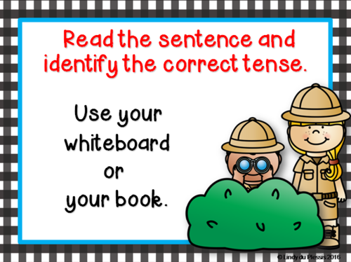 Verb Tenses PowerPoint Quiz | Teaching Resources