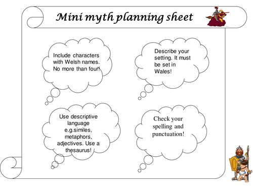 Writing Mini  Myths