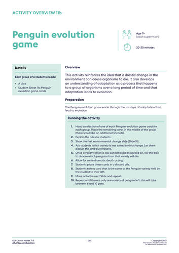 Evolution and penguins KS2 Science | Teaching Resources