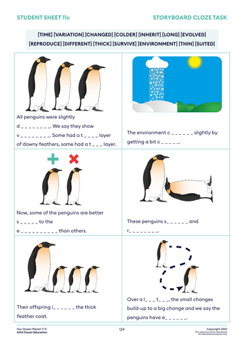 Evolution and penguins KS2 Science | Teaching Resources